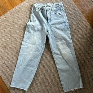 Madewell the perfect vintage wide leg jean size 27tall
